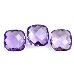 BRAZIL AMETHYST BRIOLETTE CUSHION (MEDIUM) 10MM 3.76 Cts.