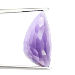 BRAZIL AMETHYST IRREGULAR CUT FANCY SHAPE CAB (MEDIUM) 22X11MM 12.20 Cts.