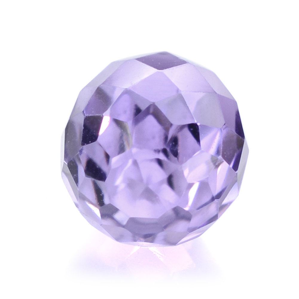 BRAZIL AMETHYST FACETED DROPS (MEDIUM) (HALF DRILL 0.80MM) 10X6MM 2.49 Cts.