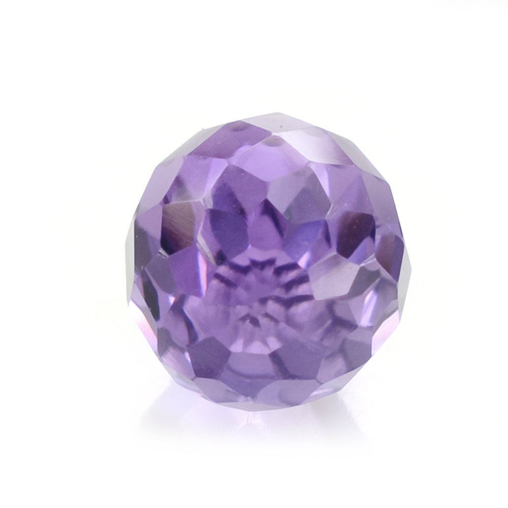 BRAZIL AMETHYST FACETED DROPS (DARK) (HALF DRILL 0.80MM) 10X6MM 2.49 Cts.
