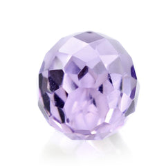 BRAZIL AMETHYST FACETED DROPS (LITE) (HALF DRILL 0.80MM) 10X6MM 2.49 Cts.