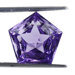 BRAZIL AMETHYST CONCAVE CUT FANCY (MEDIUM) 15MM 9.95 Cts.