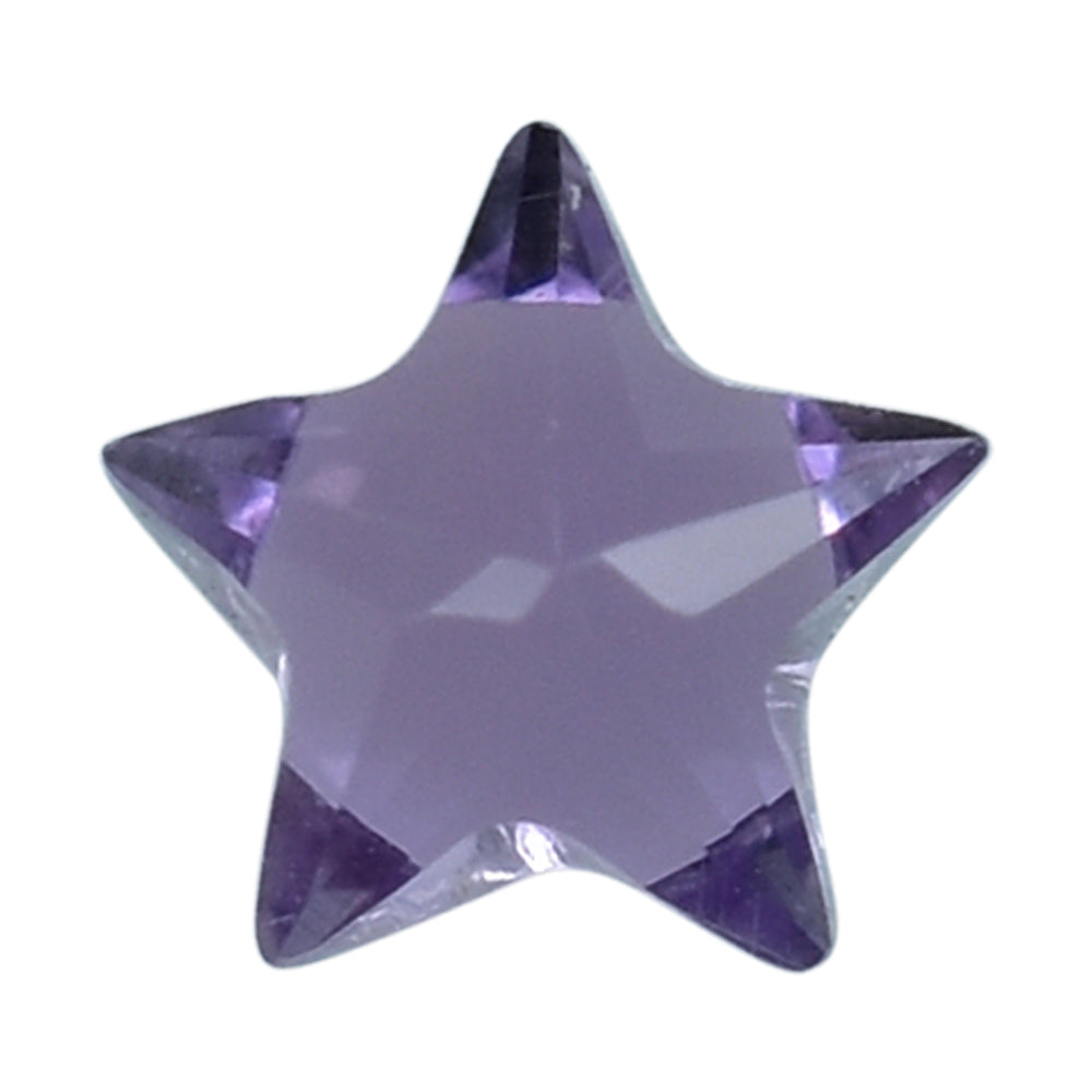 BRAZIL AMETHYST CUT STAR (DARK) 4MM (THICKNESS :-2.60-3.00MM) 0.21 Cts.