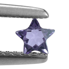 BRAZIL AMETHYST CUT STAR (DARK) 4MM (THICKNESS :-2.60-3.00MM) 0.21 Cts.