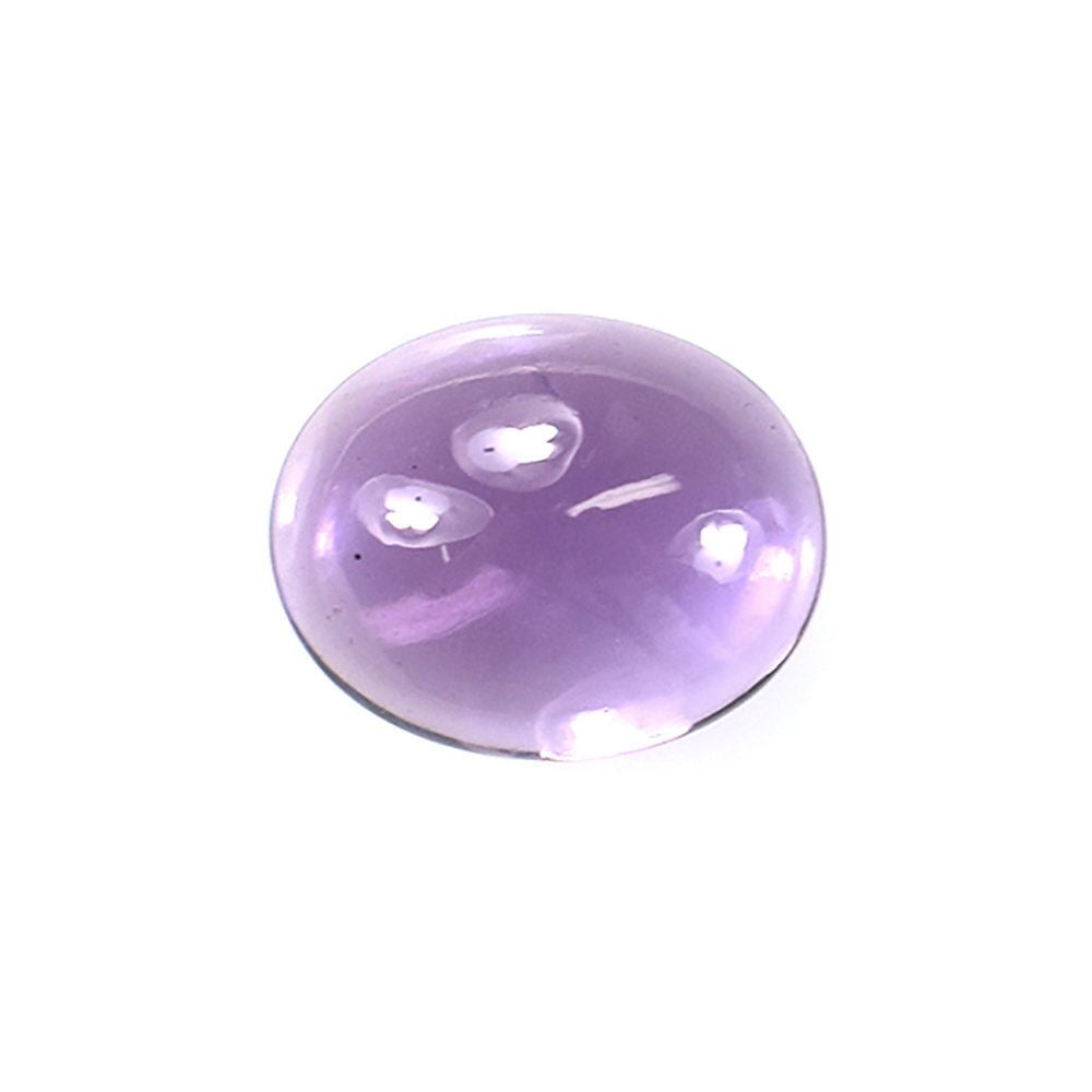 BRAZIL AMETHYST PLAIN OVAL CAB 10X8MM 2.39 Cts.