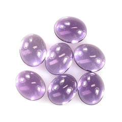 BRAZIL AMETHYST PLAIN OVAL CAB 10X8MM 2.39 Cts.