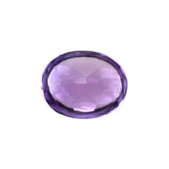 BRAZIL AMETHYST BUFFTOP CUT OVAL (AAA/CLEAN) 9X7MM 1.74 Cts.