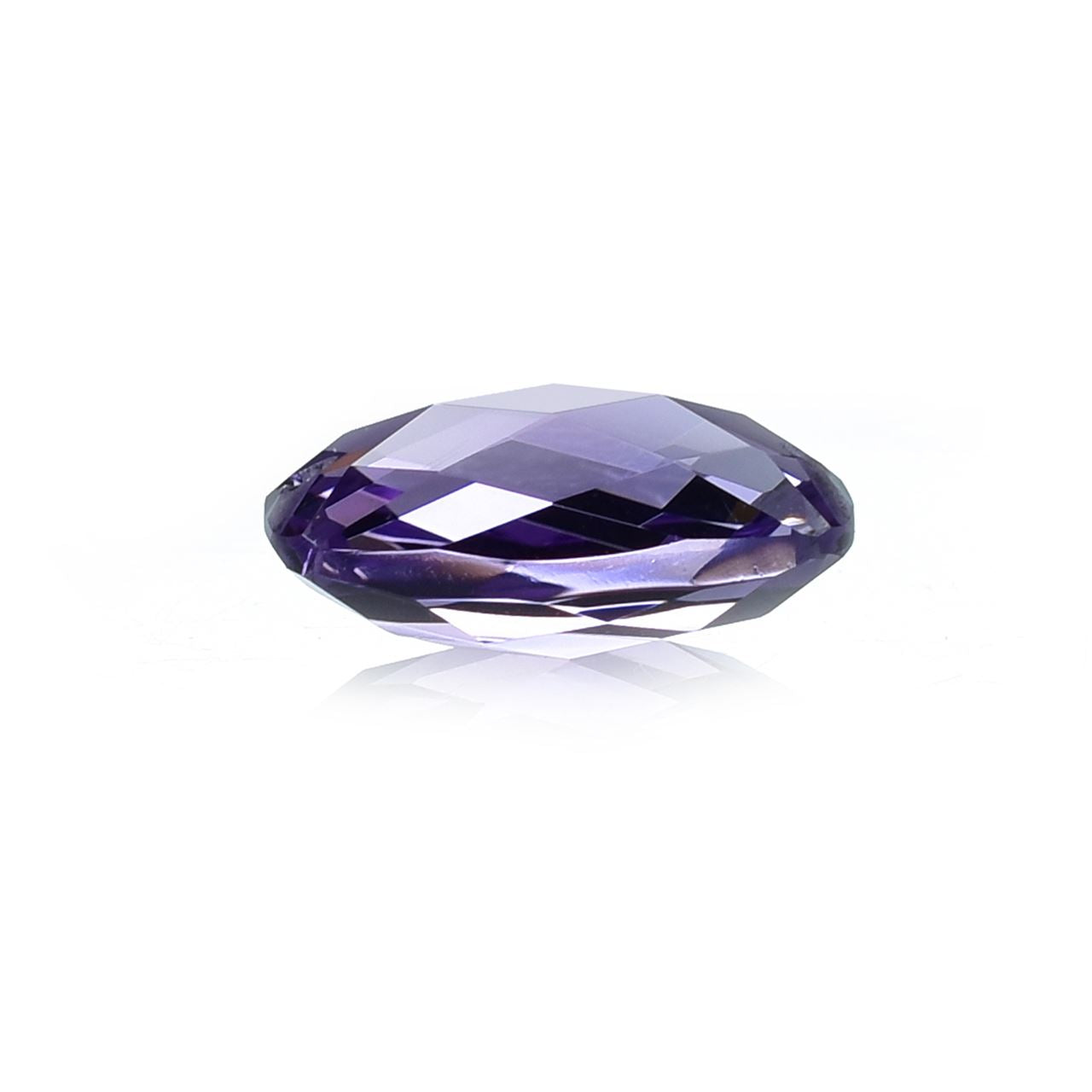 BRAZIL AMETHYST CHECKER CUT CUSHION (MEDIUM/CLEAN) (FULL DRILL) 12.00X8.00 MM 3.60 Cts.