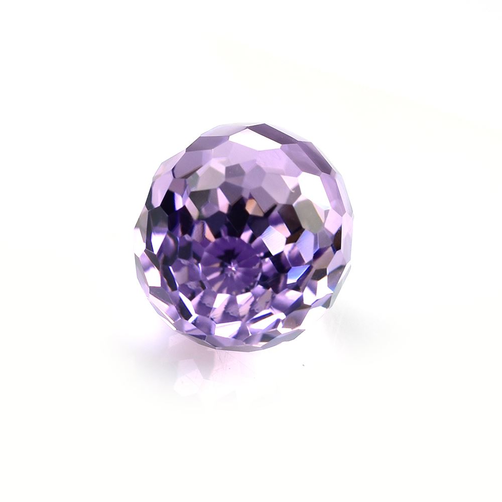 BRAZIL AMETHYST CHECKER FACETED DROPS (LIGHT/CLEAN) (FULL DRILL) 22X12 MM 20.58 Cts.