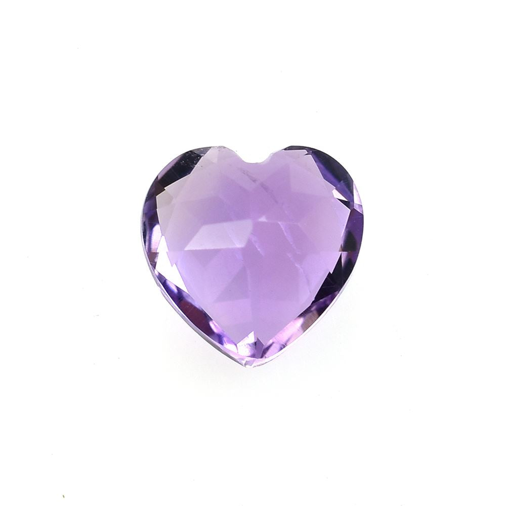 BRAZIL AMETHYST CUT HEART  (MEDIUM/CLEAN) 7 MM 1.15 Cts.