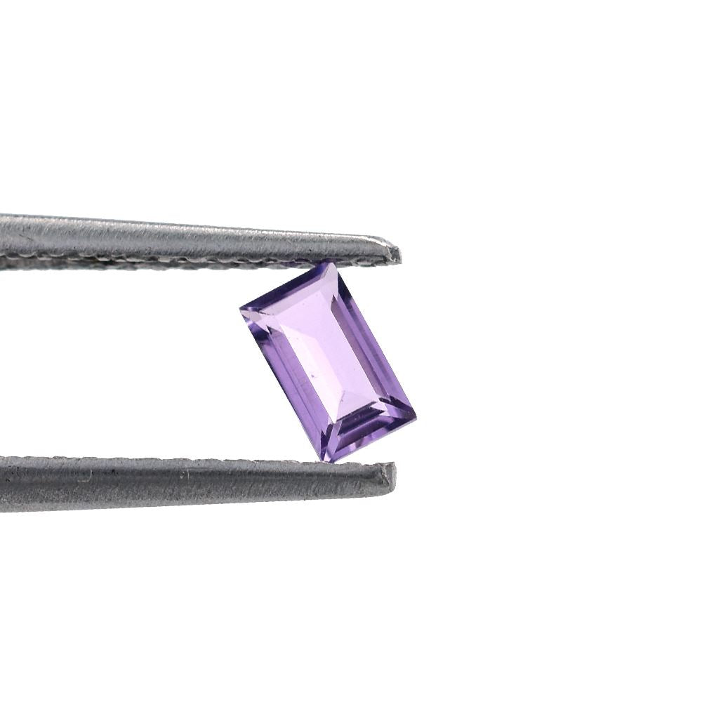 BRAZIL AMETHYST CUT BAGUETTE  (LITE/CLEAN) 5X3 MM 0.20 Cts.