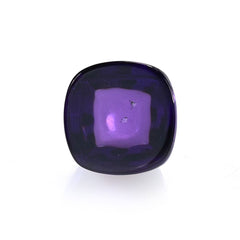 BRAZIL AMETHYST SUGARLOAF CAB CUSHION (DARK)(CLEAN) 9.00X9.00 MM 4.20 Cts.