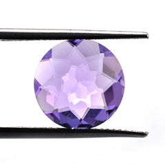 BRAZIL AMETHYST BRIOLETTE ROUND (MEDIUM) 12.00X12.00 MM 4.25 Cts.