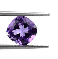BRAZIL AMETHYST CUT CUSHION (MEDIUM)(CLEAN) 9.00X9.00 MM 2.85 Cts.