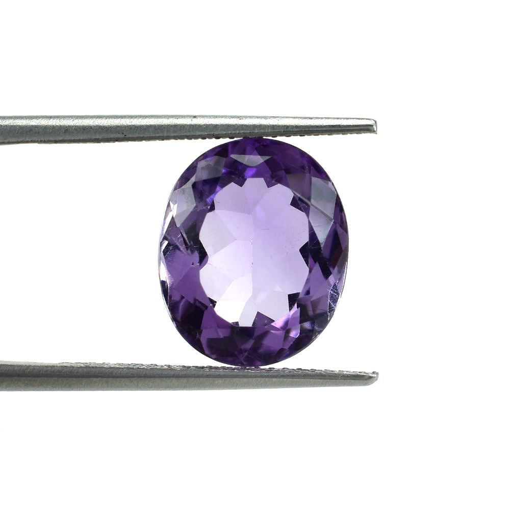 BRAZIL AMETHYST CUT OVAL (MEDIUM)(CLEAN) 13.00X11.00 MM 5.85 Cts.