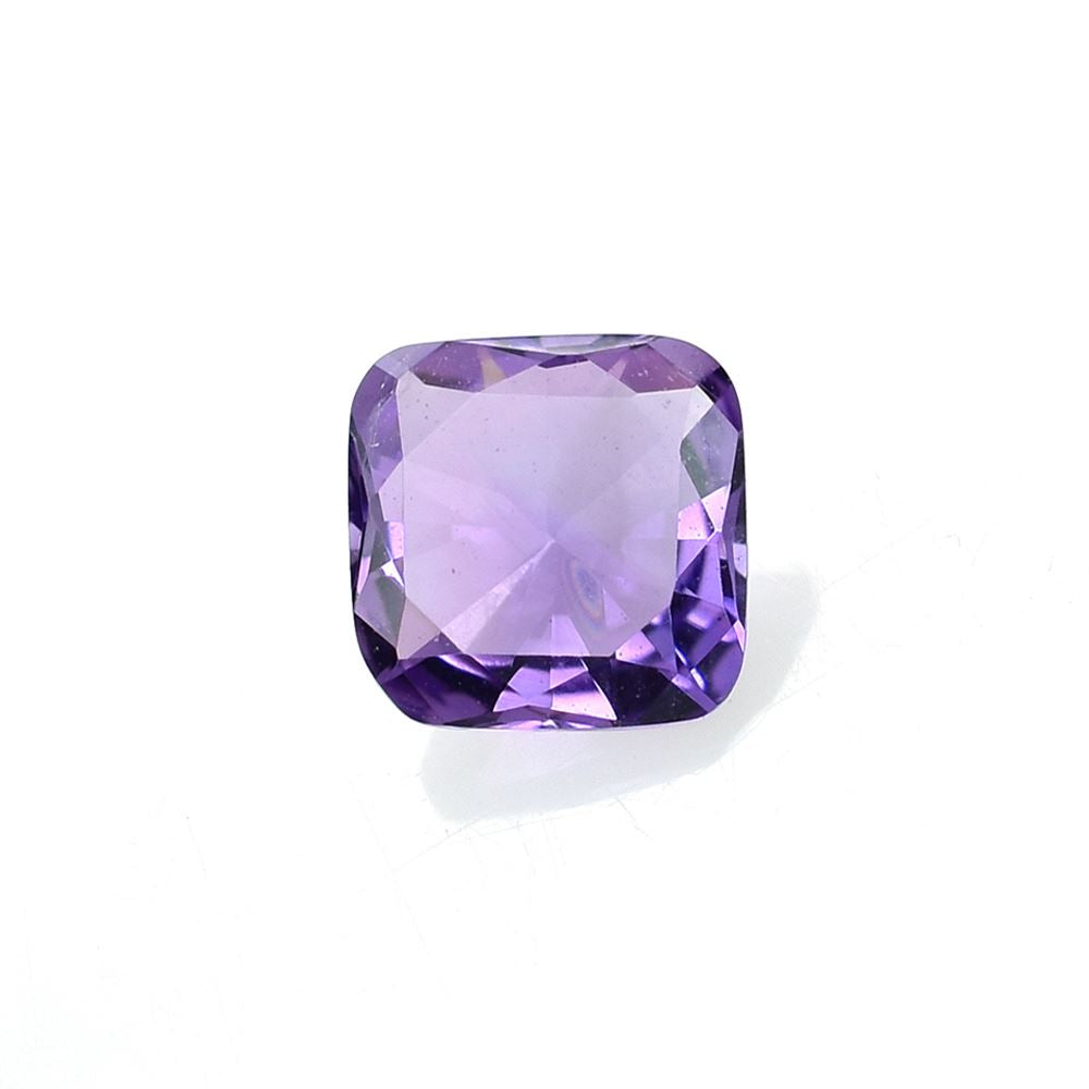 BRAZIL AMETHYST CUT CUSHION (MEDIUM)(CLEAN) 6.00X6.00 MM 0.91 Cts.
