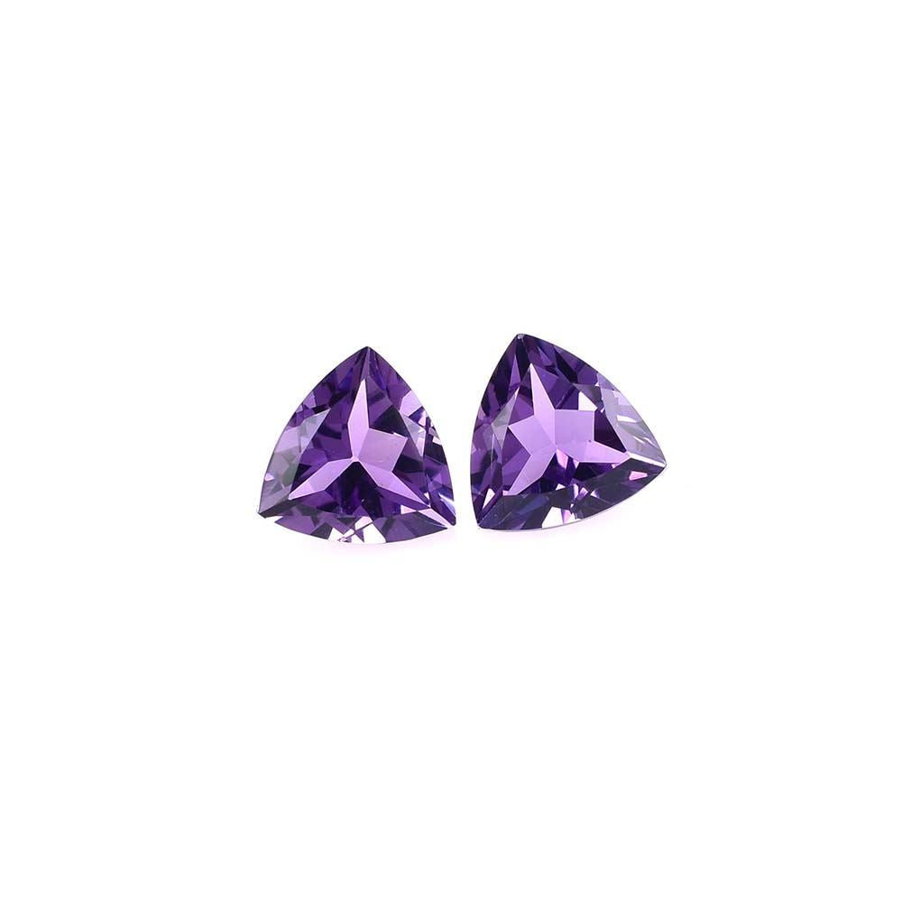 BRAZIL AMETHYST CUT TRILLION (DARK)(CLEAN) 9.00X9.00 MM 1.63 Cts.