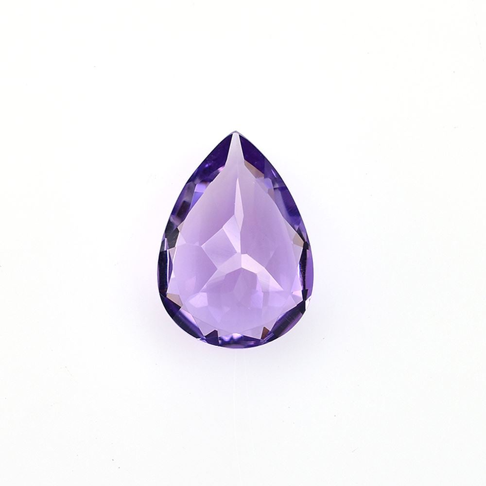 BRAZIL AMETHYST CUT PEAR (LIGHT)(CLEAN) 12.50X9.00 MM 3.40 Cts.