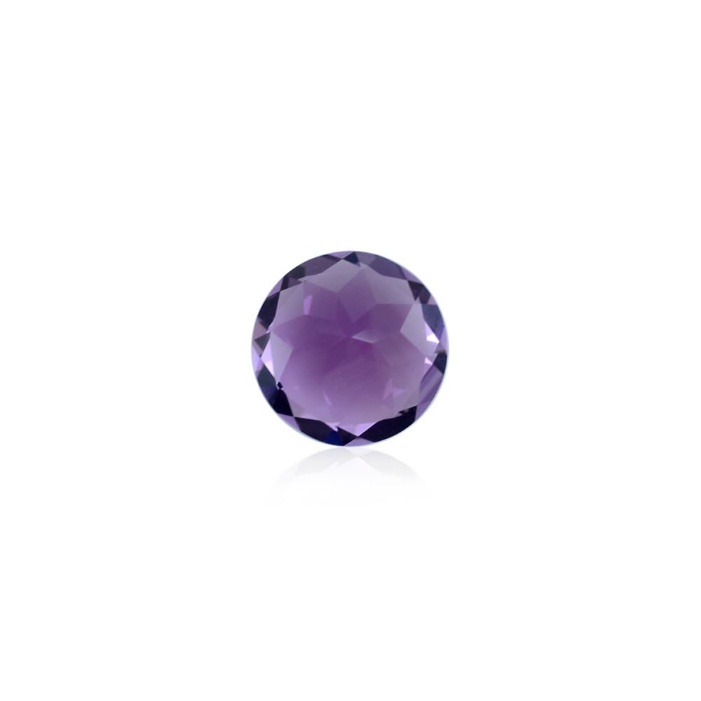 BRAZIL AMETHYST (OILISH SHADE)(CLEAN) CUT ROUND 10.00X10.00 MM 3.47 Cts.