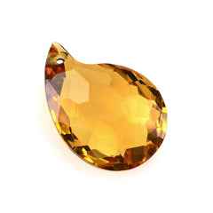 GOLDEN CITRINE BOTH SIDE TABLE CUT MANGO SHAPE (FULL DRILL) (DES#157) 20X14MM 11.43 Cts.