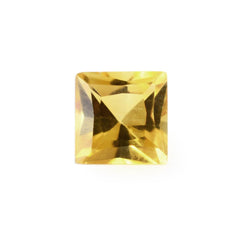 YELLOW CITRINE PRINCESS CUT SQUARE C 3MM 0.14 Cts.