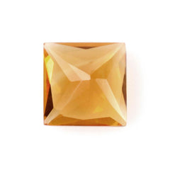 GOLDEN CITRINE PRINCESS CUT SQUARE 6MM 0.94 Cts.