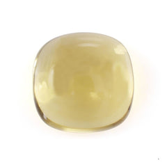 YELLOW CITRINE CUSHION CAB 9MM 3.25 Cts.