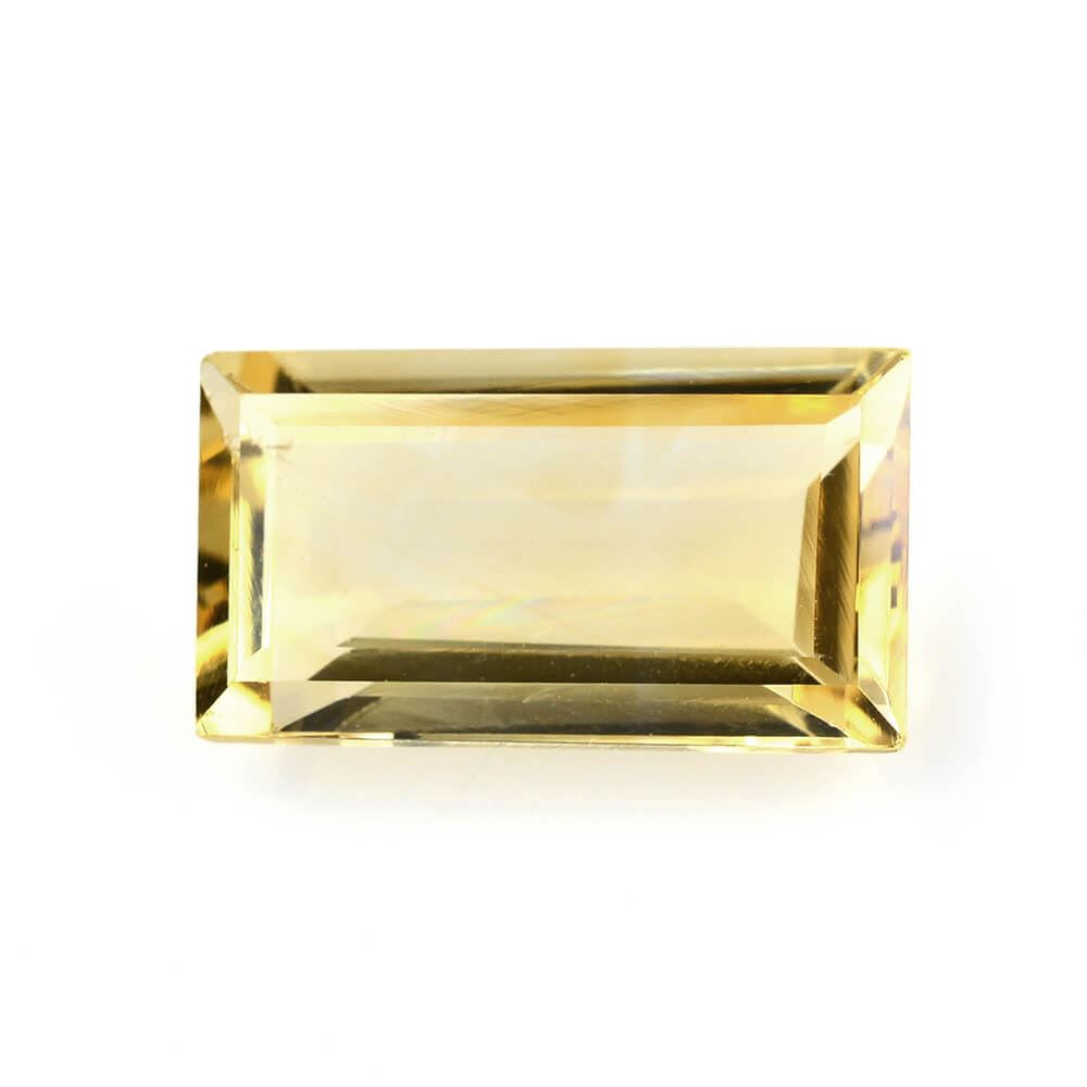 YELLOW CITRINE CUT BAGUETTE YELLOW 14X8MM 4.19 Cts.