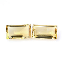 YELLOW CITRINE CUT BAGUETTE YELLOW 14X8MM 4.19 Cts.