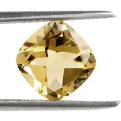 YELLOW CITRINE CUT CUSHION 8MM 1.93 Cts.