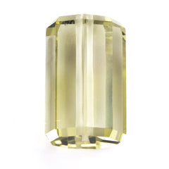 CITRINE (AFRICAN) STEP CUT BARREL (FULL DRILL 1MM) (YELLOW)   25X16MM 62.75 Cts.