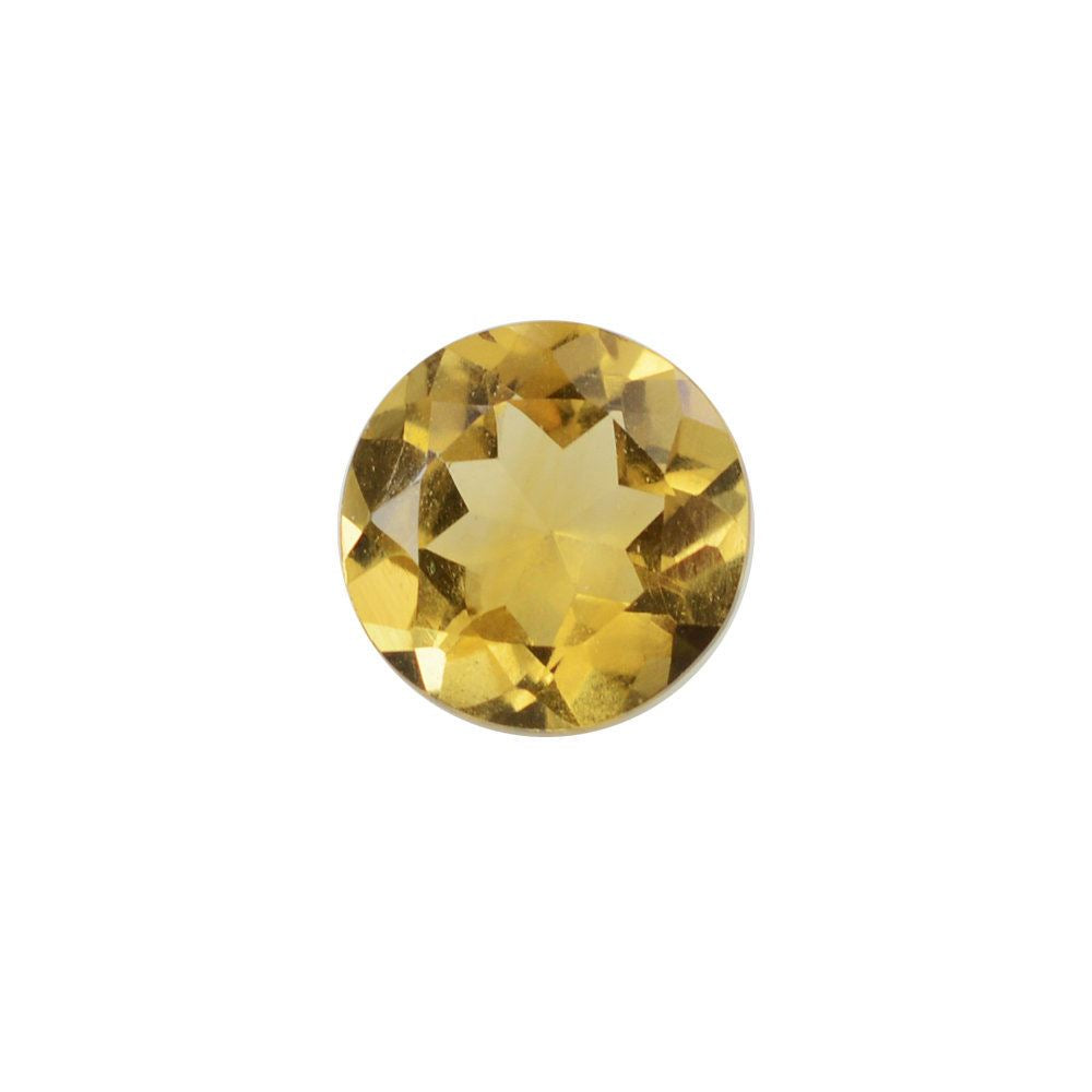 GOLDEN CITRINE CUT ROUND (C2) 7MM 1.12 Cts.