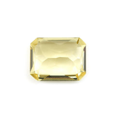 YELLOW CITRINE RADIANT CUT WITH OCTAGON TABLE (DES#1) (C-3) 9X7MM 1.90 Cts.