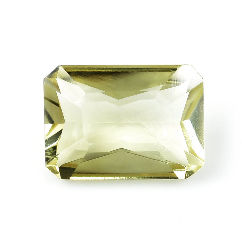 YELLOW CITRINE RADIANT CUT WITH OCTAGON TABLE (DES#1) (C-3) 14X10MM 6.2 Cts.