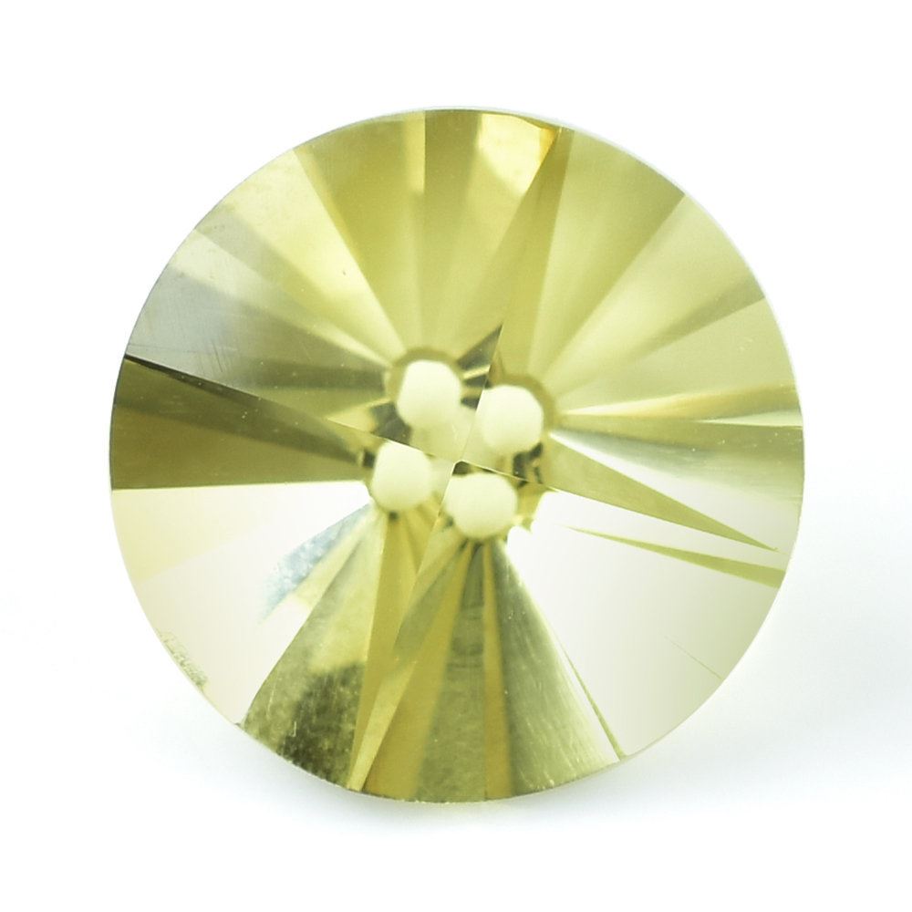 YELLOW CITRINE BINGO ROUND (DES#97) (C-3) 16MM 12.15 Cts.