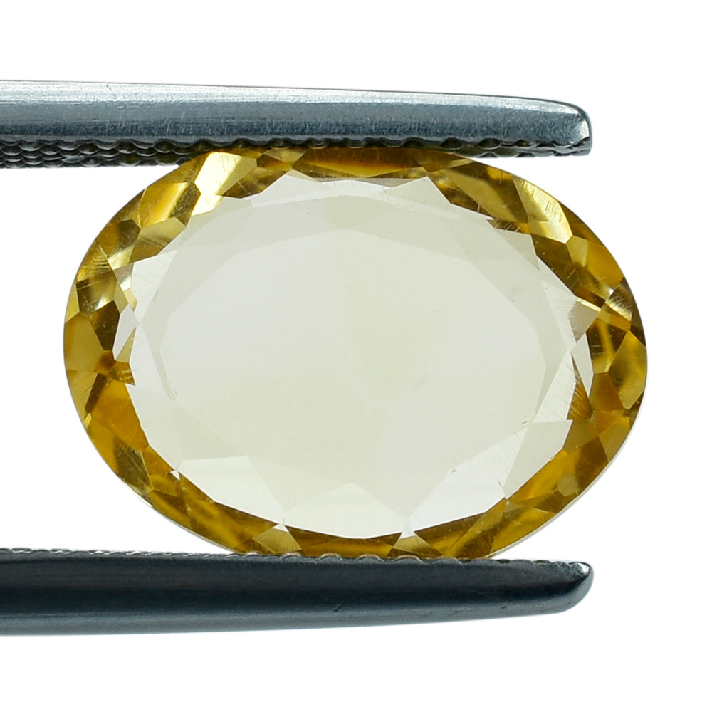 CITRINE (YELLOW) BOTH SIDE TABLE CUT IRREGULAR SHAPE PLATES APPROX (DES#109) (C-3) 13X10MM 4.03 Cts.