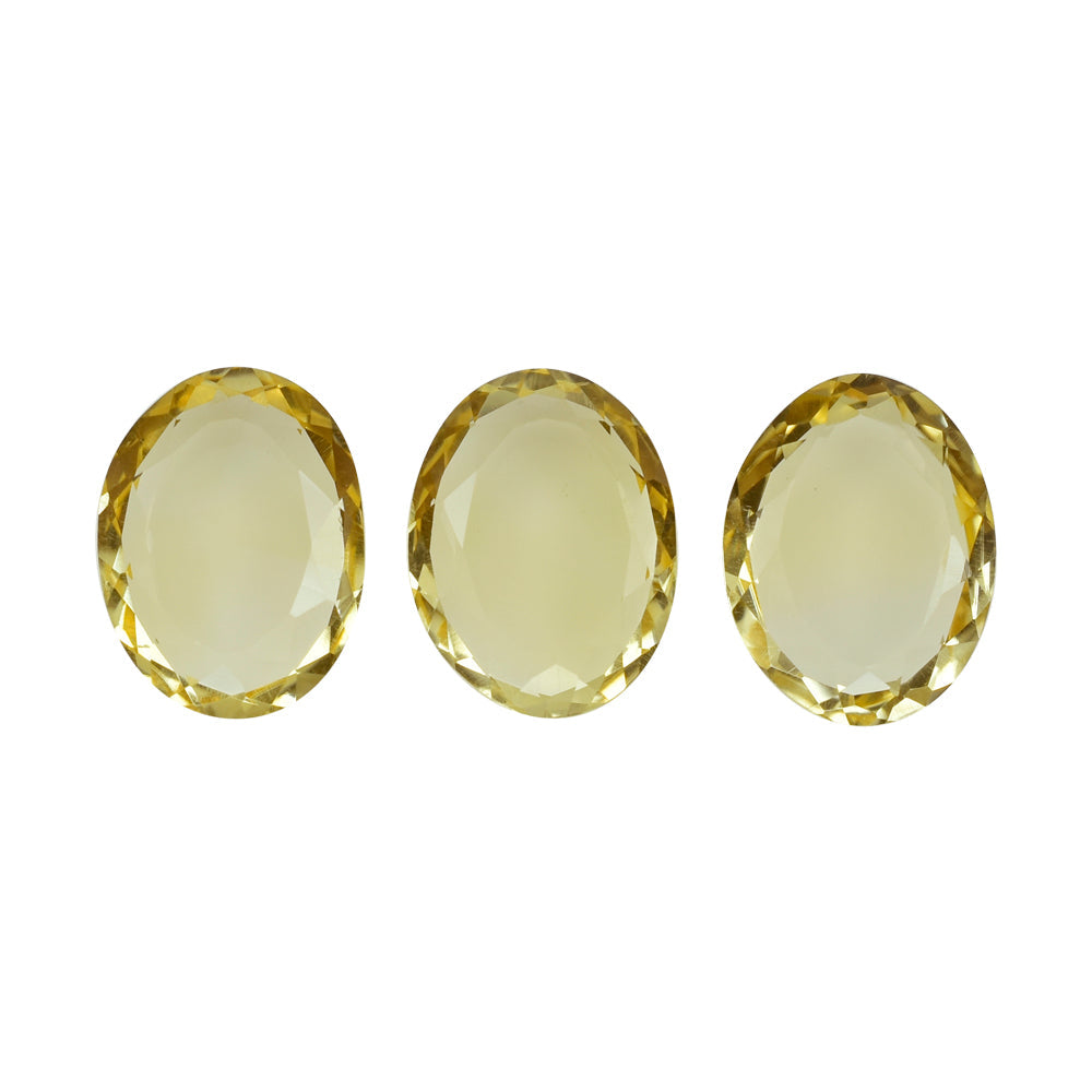 CITRINE (YELLOW) BOTH SIDE TABLE CUT IRREGULAR SHAPE PLATES APPROX (DES#109) (C-3) 13X10MM 4.03 Cts.