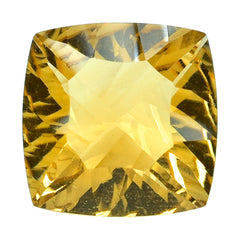 CITRINE (GOLDEN) LONG STEP CONCAVE CUT TRILLION (DES#88) (C-2) 12MM 6.35 Cts.