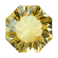 CITRINE (GOLDEN) NINETY CUT ROUND (DES#83) (C-2) 10MM 4.00 Cts.