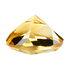 CITRINE (GOLDEN) PENTAGON ROUND WITH STAR CUT BACK (DES#44) C-2 15MM 10.78 Cts.