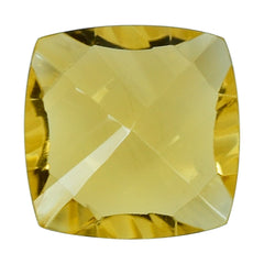 CITRINE (GOLDEN) CONCAVE CUT CUSHION (DES#71) (C-2) 9MM 2.43 Cts.