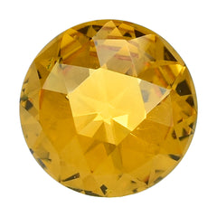 CITRINE (GOLDEN) HIGH DOME ROSE CUT ROUND (DES#17) (C-1) 10MM 3.25 Cts.