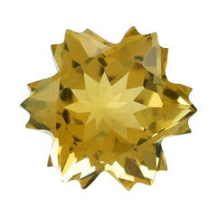 CITRINE (GOLDEN) CUT SNOWFLAKE SHAPE 8.00MM (C-2) (THICKNESS :-6.00MM) 2.06 Cts.