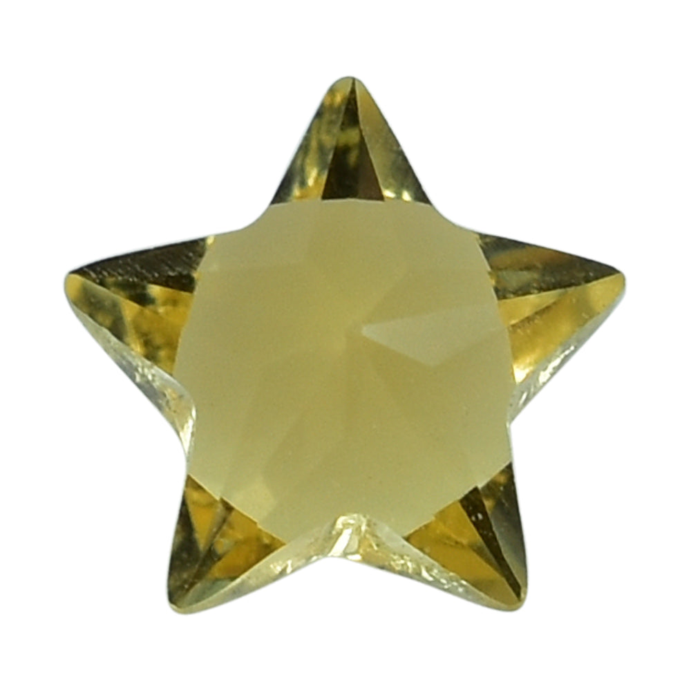 CITRINE (GOLDEN) CUT STAR (C-2) 6MM (THICKNESS :-3.90-4.30MM) 0.67 Cts.