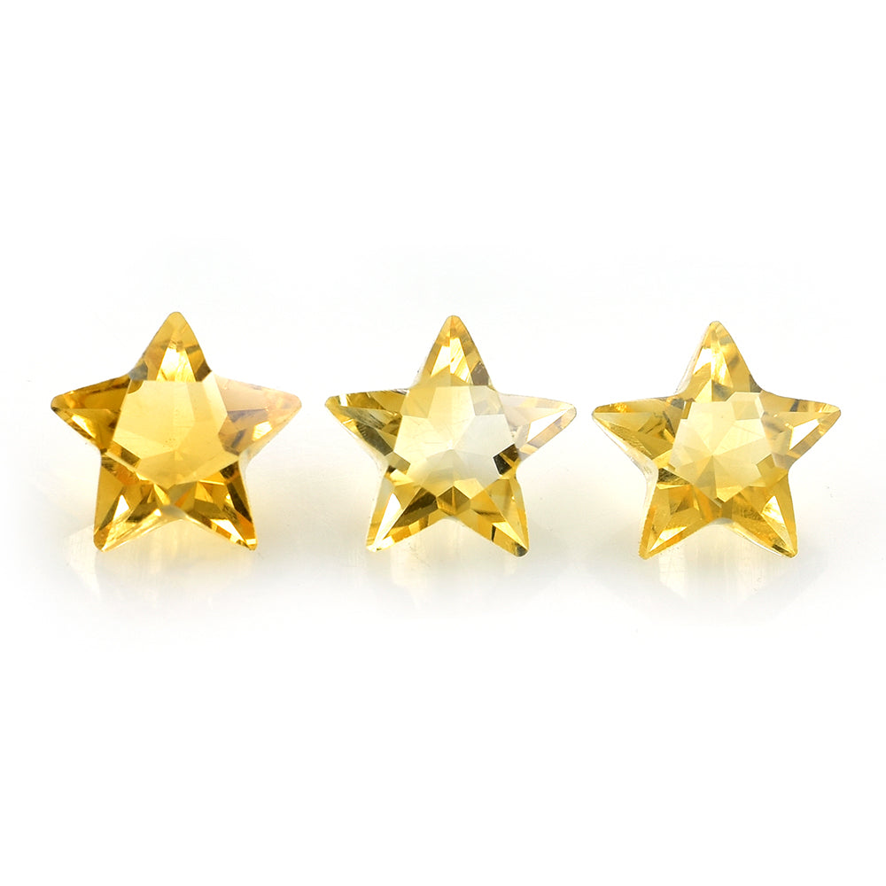 CITRINE (GOLDEN) CUT STAR (C-2) 8MM (THICKNESS:-5.20-5.60MM) 1.50 Cts.