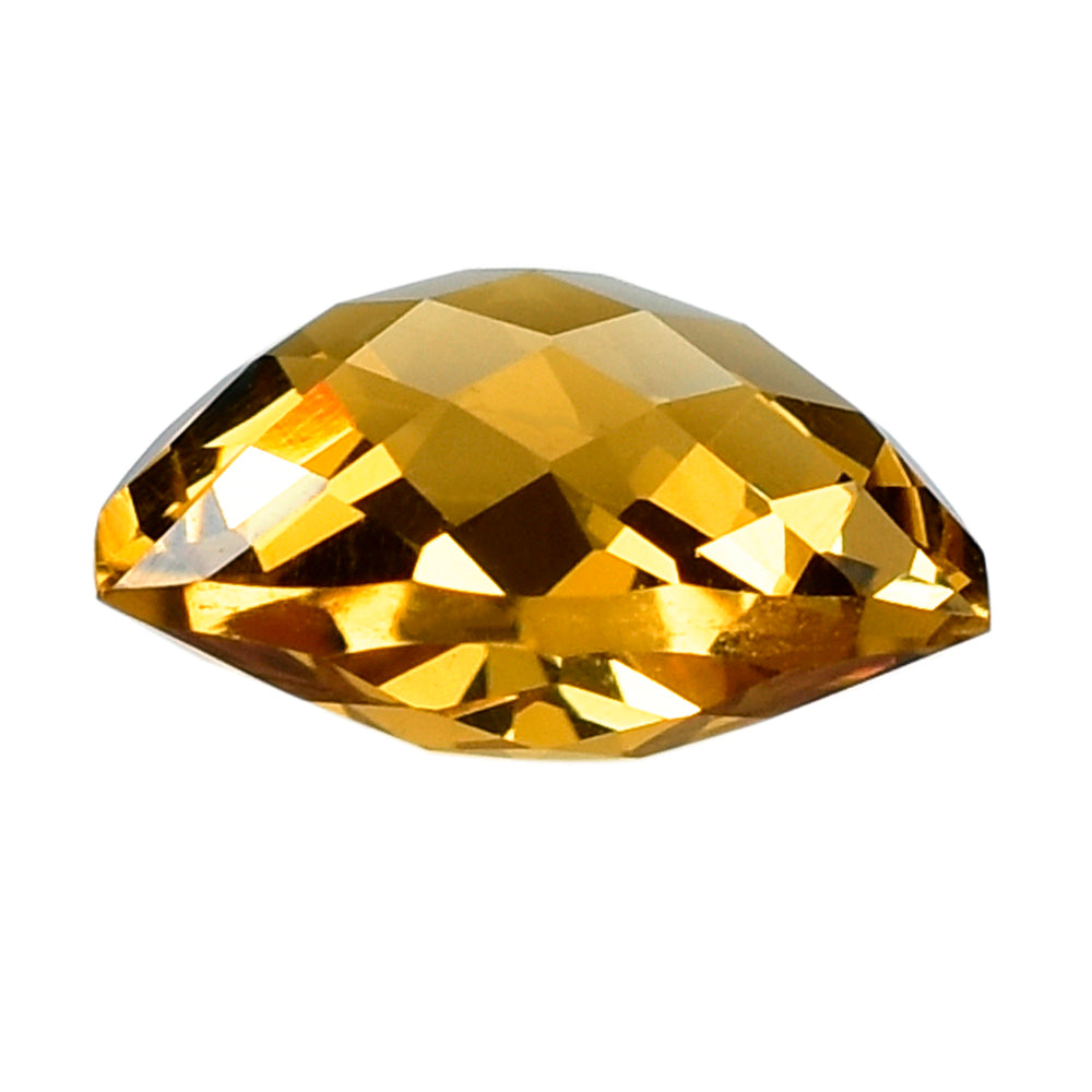 CITRINE (GOLDEN) CHECKER CUT BRIOLETTE TRILLION (C1) 11MM 4.04 Cts.