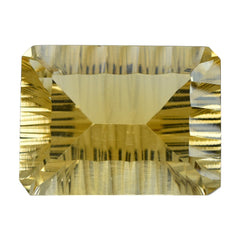 CITRINE (GOLDEN) CONCAVE SPLANDOR CUT OCTAGON (DES#41) 16X12MM 10.45 Cts.