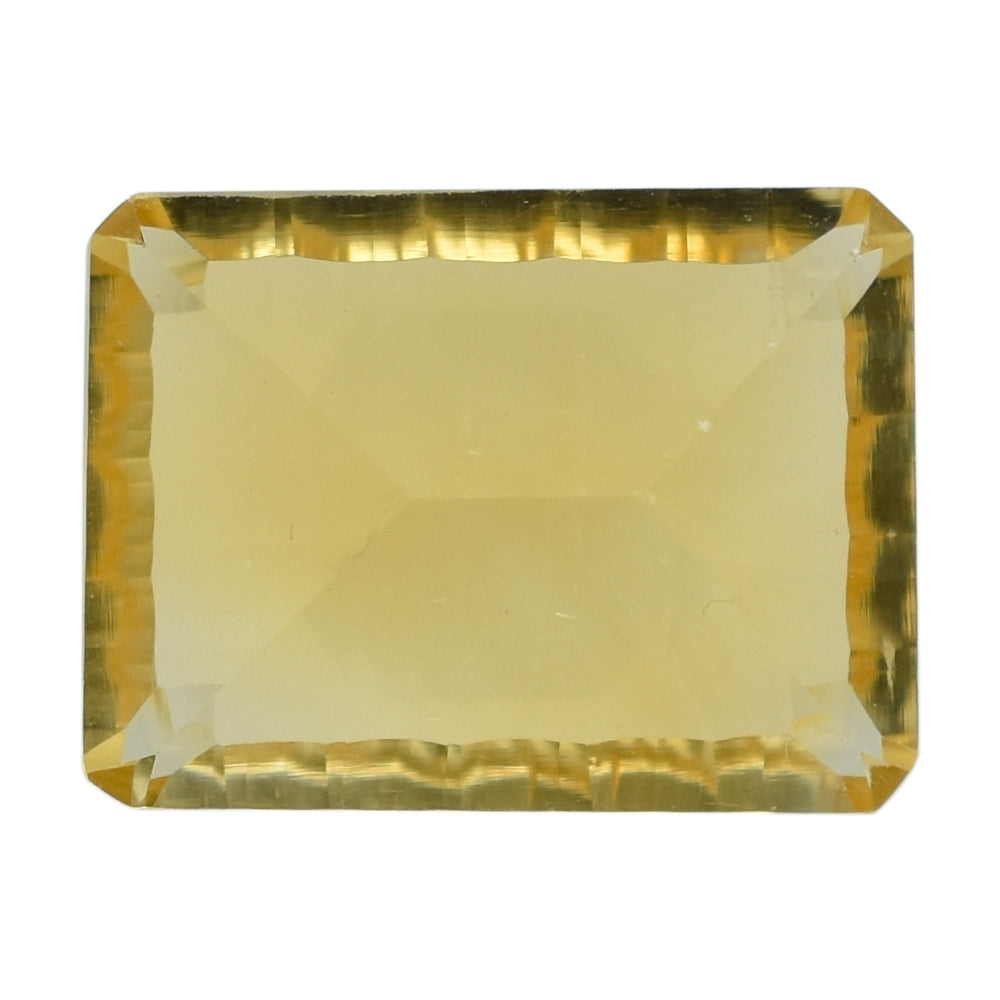 CITRINE (GOLDEN) CONCAVE SPLANDOR CUT OCTAGON (DES#41) 16X12MM 10.45 Cts.