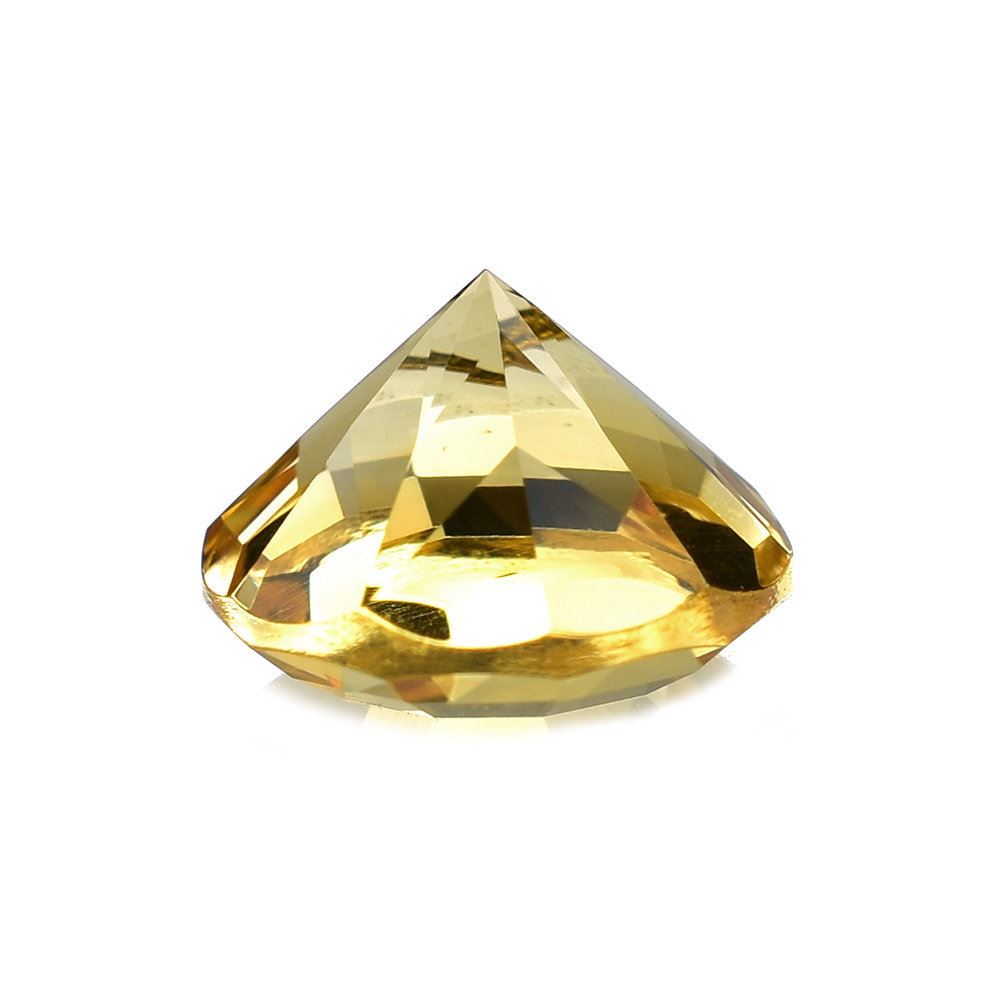 YELLOW CITRINE STAR CUT ROUND (NORMAL) 10.00MM 3.48 Cts.