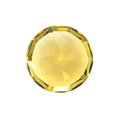 YELLOW CITRINE STAR CUT ROUND (NORMAL) 10.00MM 3.48 Cts.